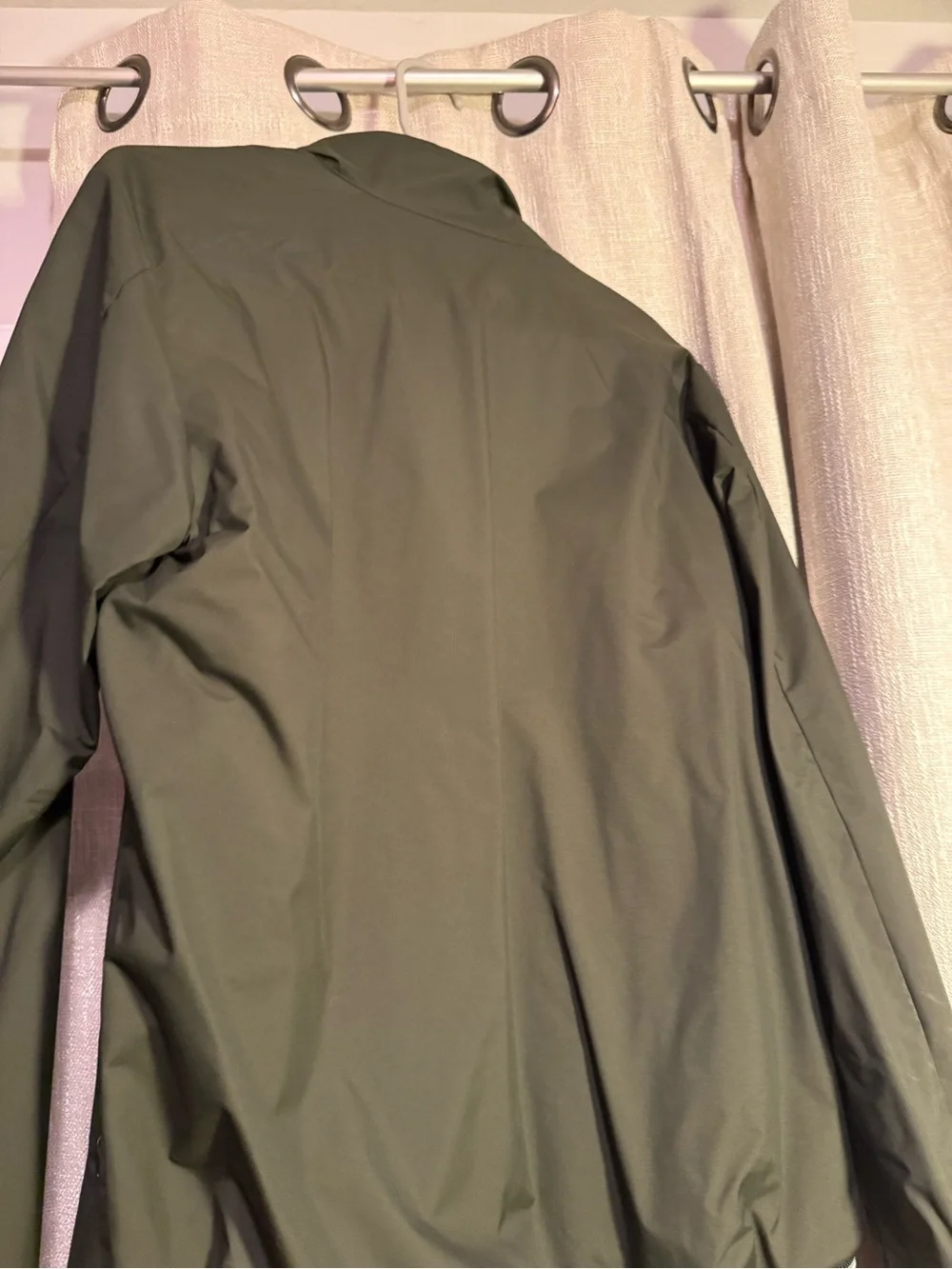 The North Face Men's Dark Olive Lightweight Rain Jacket